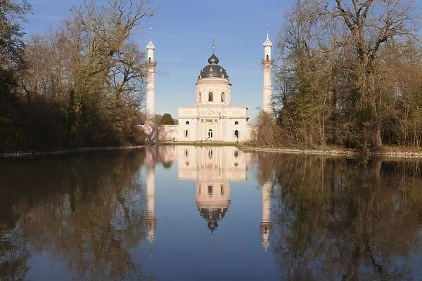Mosque in Schlosspark, Schloss Schwetzingen, Schwetzingen, Rhein-Neckar-Kreis, Baden, Baden Wurttemberg, Germany, Europe