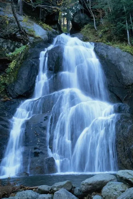 Framed Print : Moss Glen Falls in the Green Mountain National Forest Framed Print : Moss Glen Falls in the Green Mountain National Forest