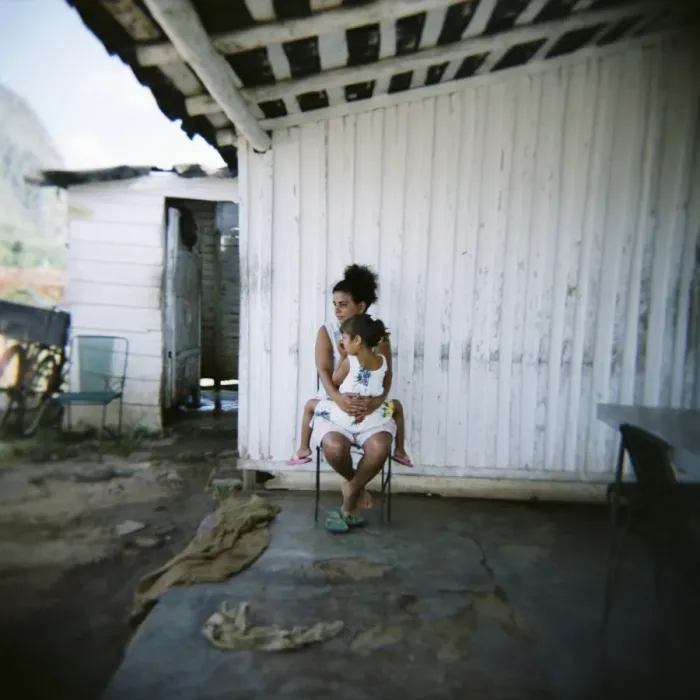 Framed Print : Mother and daughter on porch of their farm, Vinales, Cuba, West Indies, Central America Framed Print : Mother and daughter on porch of their farm, Vinales, Cuba, West Indies, Central America