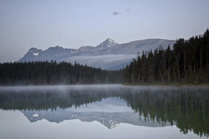Framed Print : Mount Edith Cavell reflected in Leach Lake, Jasper National Park, UNESCO World Heritage Site, Alberta, Canada, North America Framed Print : Mount Edith Cavell reflected in Leach Lake, Jasper National Park, UNESCO World Heritage Site, Alberta, Canada, North America