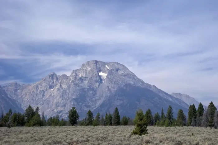 Framed Print : Mount Moran, Grand Teton National Park, Wyoming, United States of America, North America
