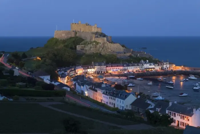 Framed Print : Mount Orgueil Castle, overlooking Grouville Bay in Gorey, Jersey, Channel Islands Framed Print : Mount Orgueil Castle, overlooking Grouville Bay in Gorey, Jersey, Channel Islands