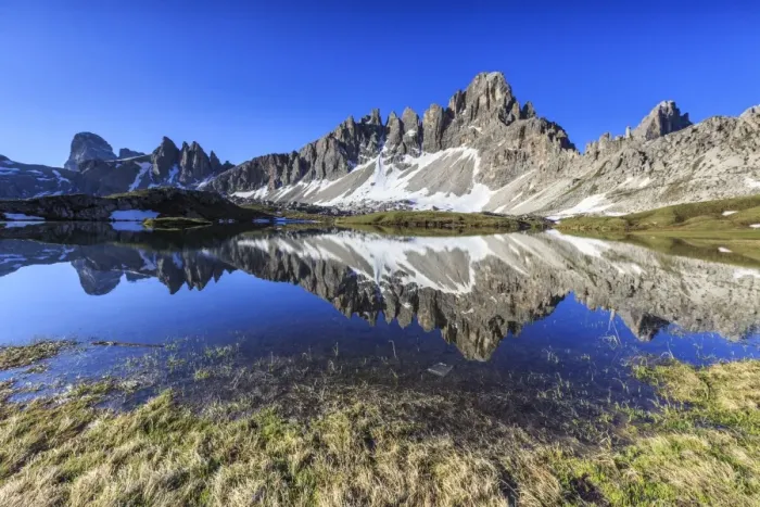 Framed Print : Mount Paterno reflected in Laghi dei Piani, Sesto, Dolomites, Trentino-Alto Adige Framed Print : Mount Paterno reflected in Laghi dei Piani, Sesto, Dolomites, Trentino-Alto Adige