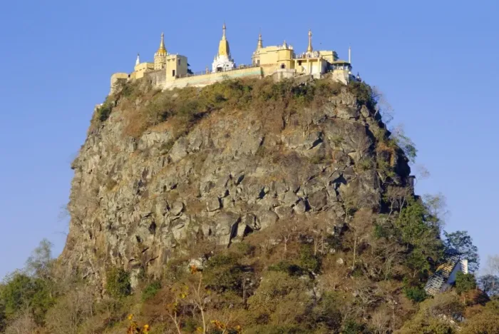Framed Print : Mount Popa, home of the Mahagiri Nats (spirits), Myanmar (Burma) Framed Print : Mount Popa, home of the Mahagiri Nats (spirits), Myanmar (Burma)