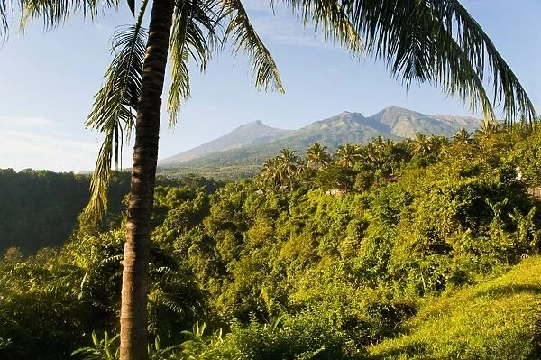 Mount Rinjani Summit, an active volcano on Lombok, Indonesia, Southeast Asia, Asia