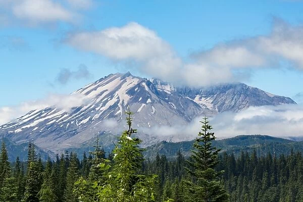Mount St. Helens, part of the Cascade Range, Pacific Northwest region, Washington State