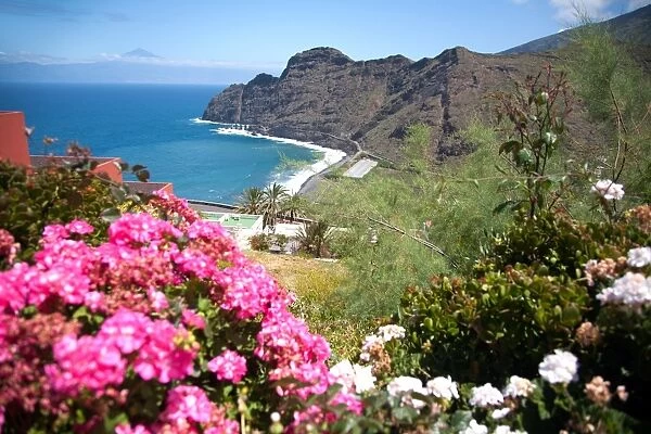 Mountain landscape, La Gomera, Canary Islands, Spain. Atlantic, Europe