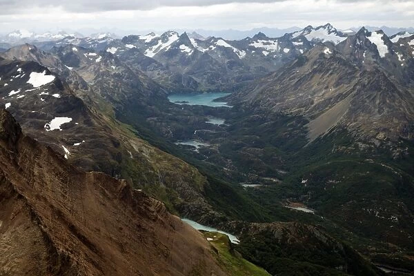 Mountain landscape, Martial Alps, Tierra del Fuego, Argentina, South America
