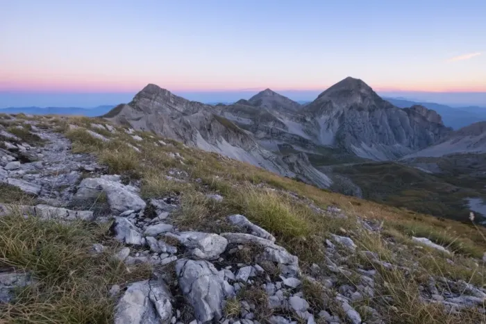 Framed Print : Mountain Portella at sunrise, Gran Sasso e Monti della Laga National Park, Abruzzo Framed Print : Mountain Portella at sunrise, Gran Sasso e Monti della Laga National Park, Abruzzo