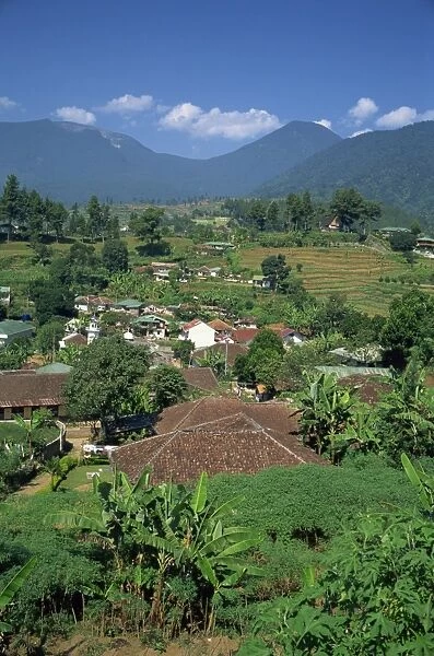 The mountain resort of Puncak on Java