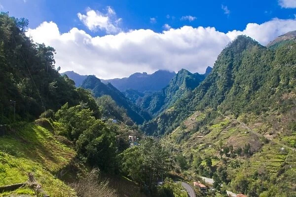 Mountain scenery, Madeira, Portugal, Europe