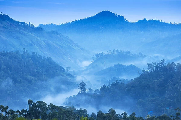 Mountain views, Ella, Uva Province, Sri Lanka, Asia
