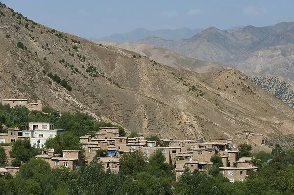 Mountainous Panjshir Valley which endures six-month winters during which temperatures