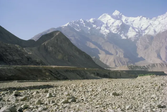 Framed Print : Mountains in the area of the Karakoram Highway, China Framed Print : Mountains in the area of the Karakoram Highway, China