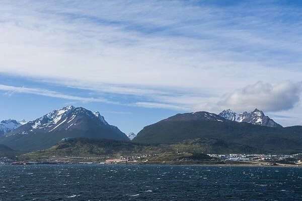 The mountains on the Beagle Channel, Argentina, South America