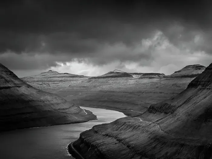 Framed Print : Mountains and fjords, Funningur, Faroe Islands, Denmark, North Atlantic, Europe Framed Print : Mountains and fjords, Funningur, Faroe Islands, Denmark, North Atlantic, Europe