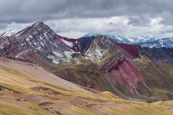 Mountains near Rainbow Mountain (Vinicunca), Cusco, Peru, South America