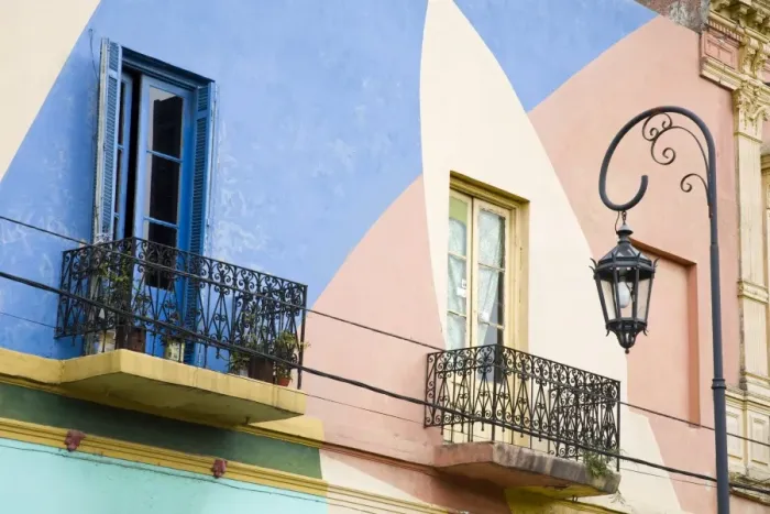 Framed Print : Moussy street La Boca District, Buenos Aires, Argentina, South America