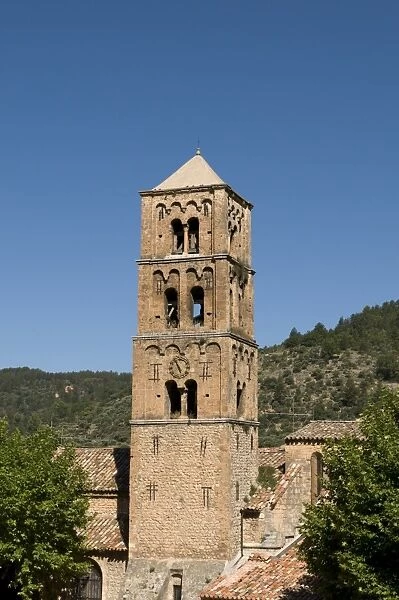 Moustiers-Sainte-Marie bell tower, Alpes-de-Haute-Provence, Provence, France, Europe