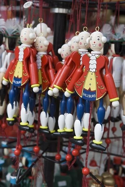 Mozart puppets, souvenirs, Salzburg, Austria, Europe
