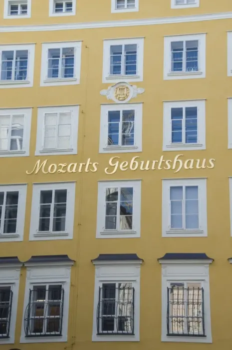 Framed Print : Mozarts Birthplace, now a museum, in Getreidegasse, Salzburg, Austria, Europe Framed Print : Mozarts Birthplace, now a museum, in Getreidegasse, Salzburg, Austria, Europe