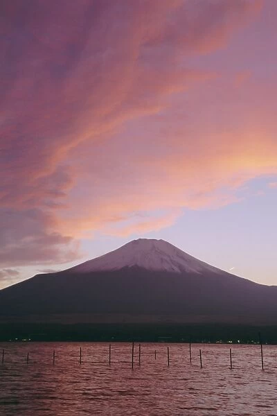 Mt. Fuji and Yamanaka ko (lake)