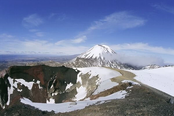 Mt Ngauruhoe volcano