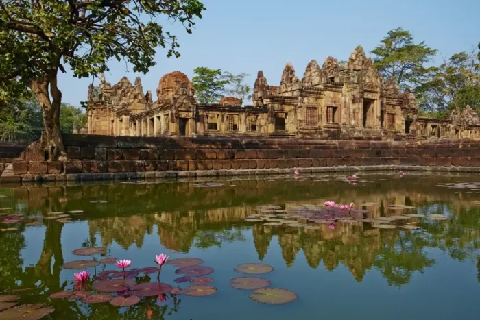 Framed Print : Muang Tham Temple, Khmer temple from period and style of Angkor, Buriram Province, Thailand, Southeast Asia, Asia Framed Print : Muang Tham Temple, Khmer temple from period and style of Angkor, Buriram Province, Thailand, Southeast Asia, Asia