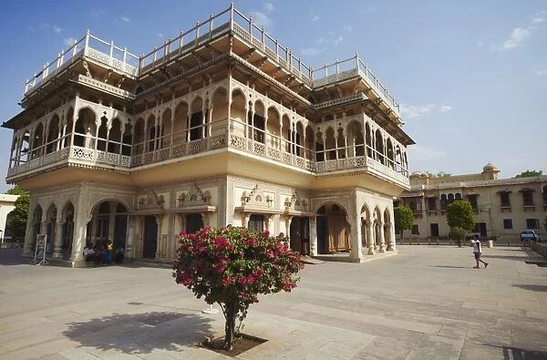 Mubarak Mahal (Welcome Palace), City Palace, Jaipur, Rajasthan, India, Asia