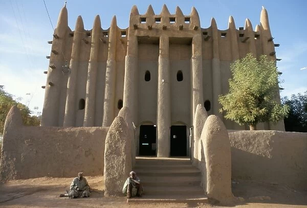 Mud mosque, Mopti, Mali, Africa