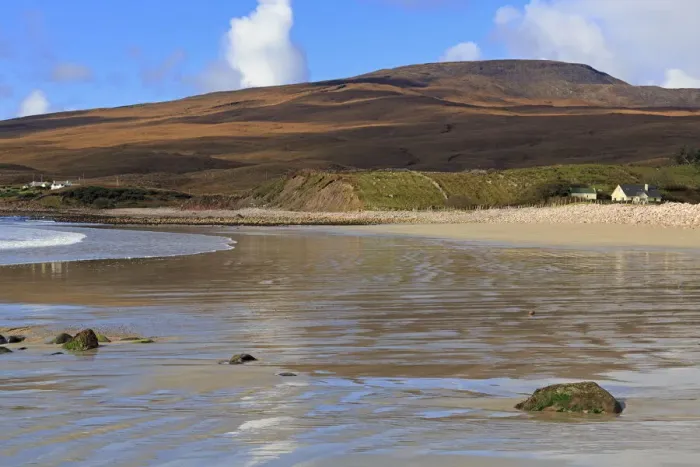 Framed Print : Mulranny Beach on Clew Bay, County Mayo, Connaught (Connacht), Republic of Ireland