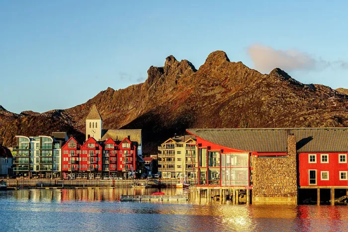 Framed Print : Multicolored houses at dawn, Svolvaer, Lofoten Islands, Nordland, Norway, Scandinavia, Europe Framed Print : Multicolored houses at dawn, Svolvaer, Lofoten Islands, Nordland, Norway, Scandinavia, Europe