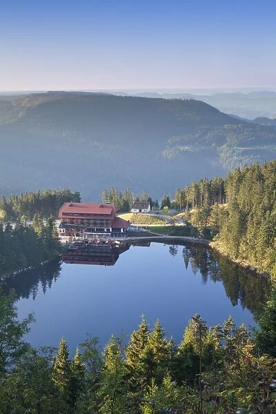 Mummelsee Lake, Black Forest, Baden Wurttemberg, Germany, Europe