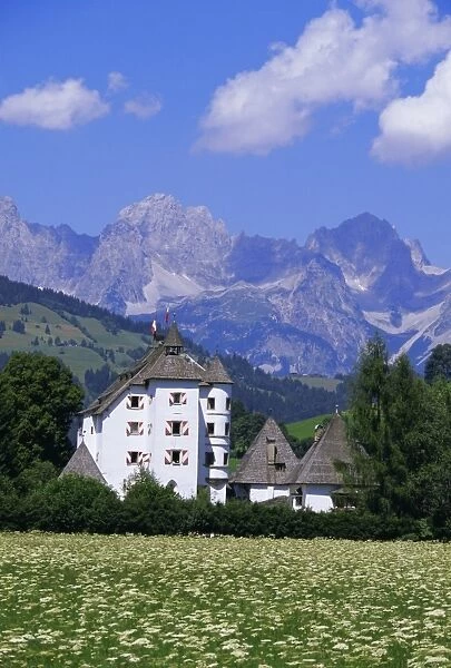 Munichau Castle, near Kitzbuhel, Tirol (Tyrol), Austria, Europe