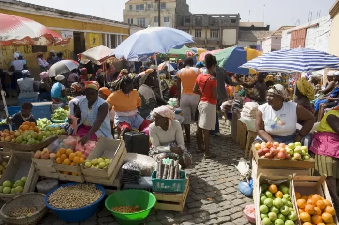 Framed Print : Municipal Market at Assomada, Santiago, Cape Verde Islands, Africa Framed Print : Municipal Market at Assomada, Santiago, Cape Verde Islands, Africa