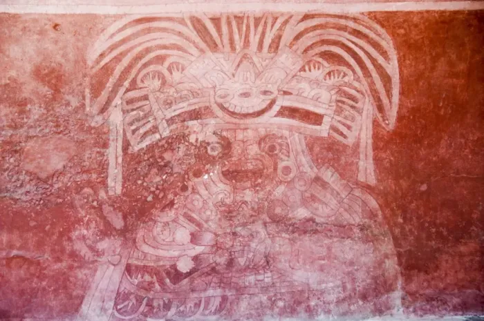 Framed Print : Murals, Teotihuacan Framed Print : Murals, Teotihuacan
