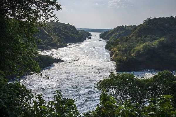 Murchison Falls, also known as Kabarega Falls on the Nile, Murchison Falls National Park, Uganda, Africa