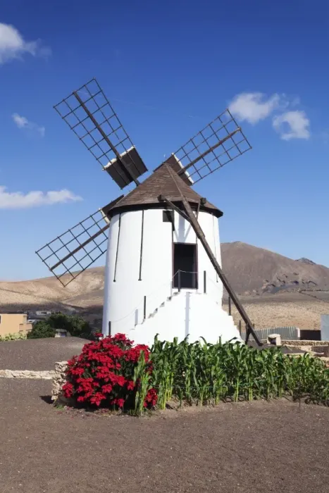 Framed Print : Mill Museum (Centro de Interpretacion de los Molinos), Tiscamanita, Fuerteventura, Canary Islands, Spain, Europe