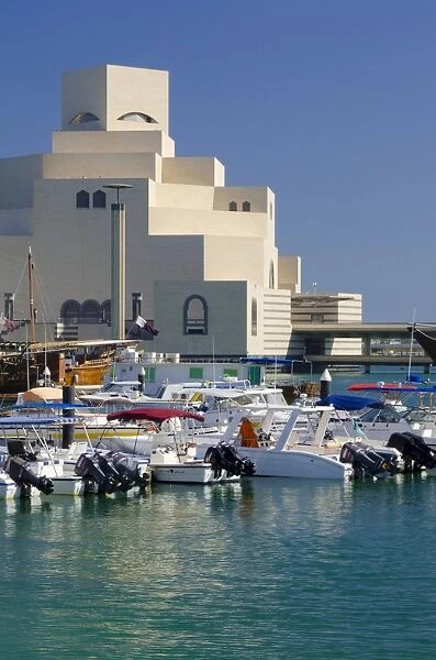 Museum of Islamic Art and Harbour, Doha, Qatar, Middle East