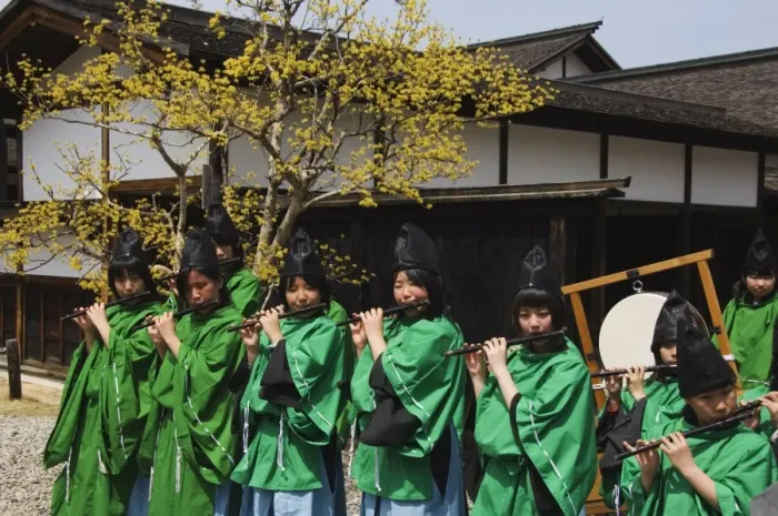 Framed Print : Musicians at Takayama spring festival Framed Print : Musicians at Takayama spring festival