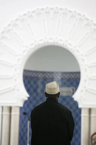 Muslim in Lyon mosque, Lyon, Rhone, France, Europe