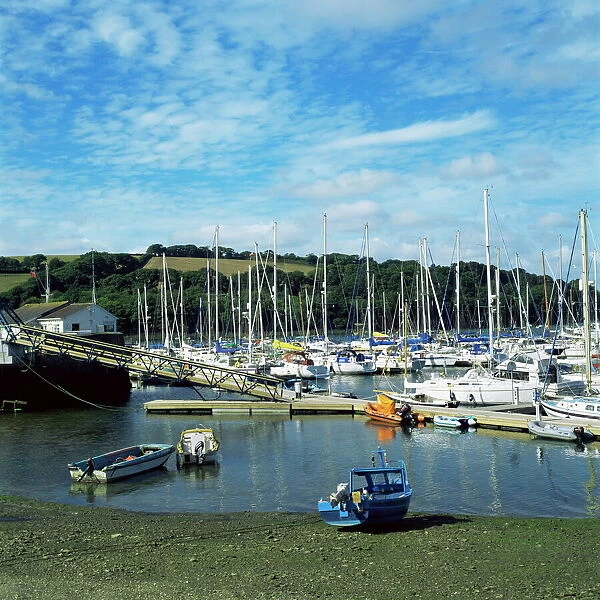 Mylor yacht marina, Falmouth, Cornwall, England, United Kingdom, Europe