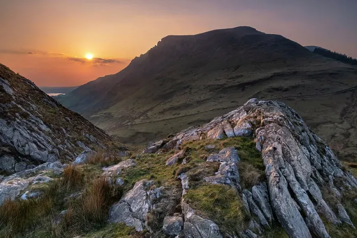 Framed Print : Mynydd Mawr from Clogwyngarreg at sunset, Snowdonia National Park, Eryri, North Wales, United Kingdom, Europe Framed Print : Mynydd Mawr from Clogwyngarreg at sunset, Snowdonia National Park, Eryri, North Wales, United Kingdom, Europe