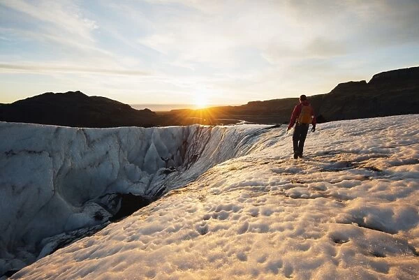 Myrdalsjokull glacier, Iceland, Polar Regions