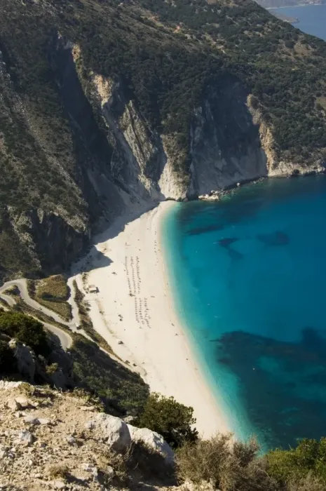 Framed Print : Myrtos Beach Framed Print : Myrtos Beach