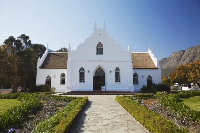 Framed Print : N. G. Church, Franschhoek, Western Cape, South Africa, Africa Framed Print : N. G. Church, Franschhoek, Western Cape, South Africa, Africa