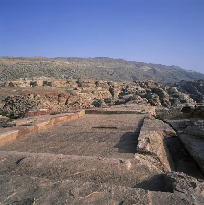 Framed Print : The Nabatean sacrificial altar used for worship of the god Dushara Framed Print : The Nabatean sacrificial altar used for worship of the god Dushara