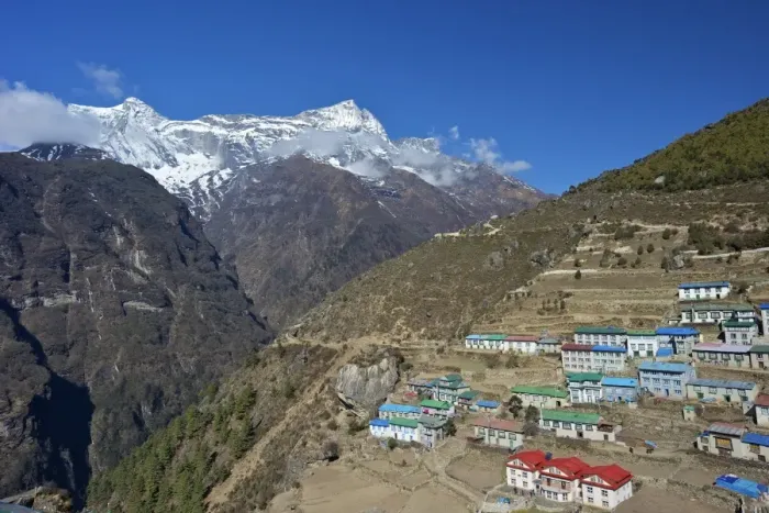 Framed Print : Namche Bazaar, Nepal, Himalayas, Asia Framed Print : Namche Bazaar, Nepal, Himalayas, Asia