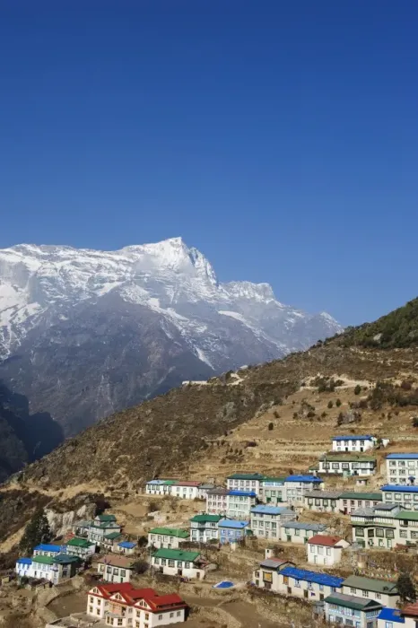 Framed Print : Namche Bazar, Solu Khumbu Everest Region, Sagarmatha National Park, Himalayas Framed Print : Namche Bazar, Solu Khumbu Everest Region, Sagarmatha National Park, Himalayas