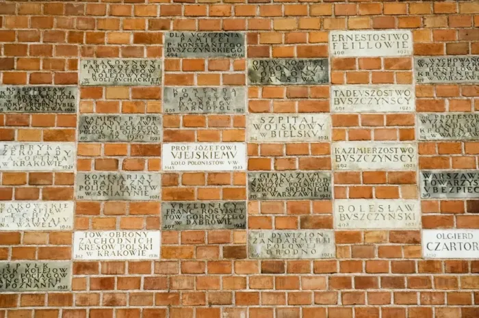 Framed Print : Names in the wall on way up to the Royal Castle area Framed Print : Names in the wall on way up to the Royal Castle area